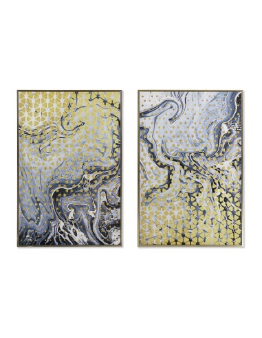 CUADRO PS LIENZO 60X3X90 ABSTRACTO LACADO