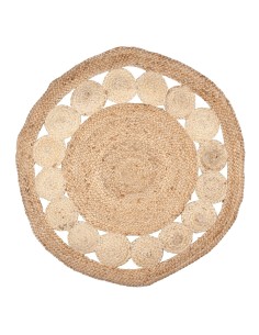 ALFOMBRA 90 CM.RED.YUTE Y ALGODON