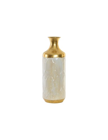 JARRON METAL CREMA-ORO