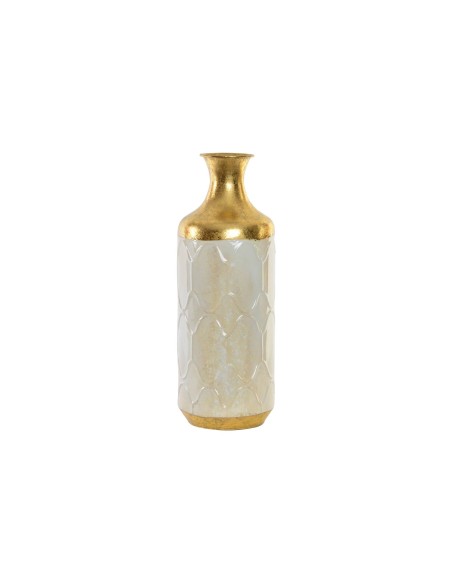 JARRON METAL CREMA-ORO