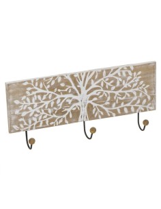 Perchero de pared 3 ganchos arbol