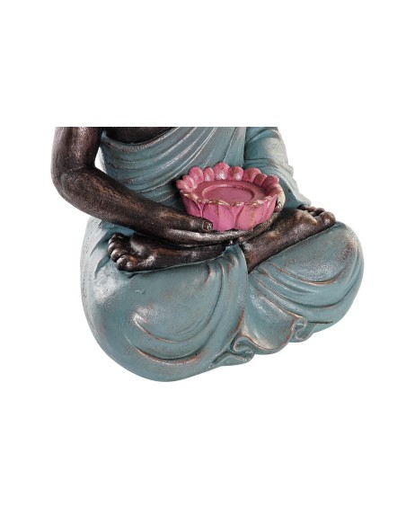 FIGURA RESINA 40X33,5X60,5 BUDA TURQUESA