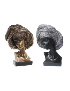 FIGURA RESINA 27X15X38 AFRICANA