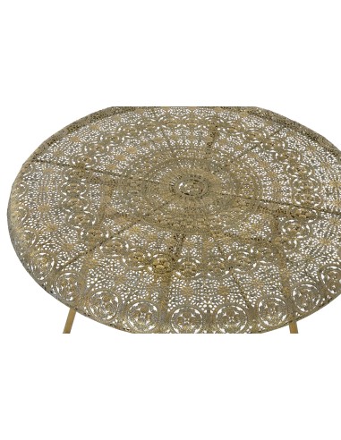 MESITA AUXILIAR METAL 65X65X51 COBRIZO