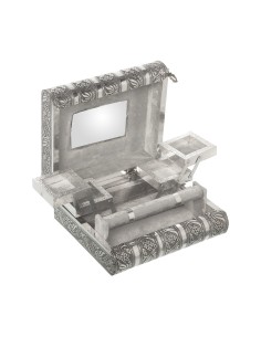 Joyero Metal C/espejo 23x19x9cm 2