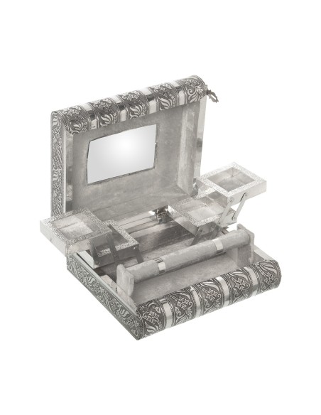 Joyero Metal C/espejo 23x19x9cm