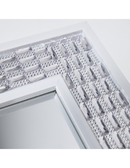 Espejo Joyero lacado en blanco 150 x 40 cm.