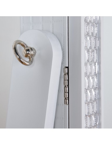 Espejo Joyero lacado en blanco 150 x 40 cm.