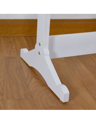 Espejo Joyero lacado en blanco 150 x 40 cm.