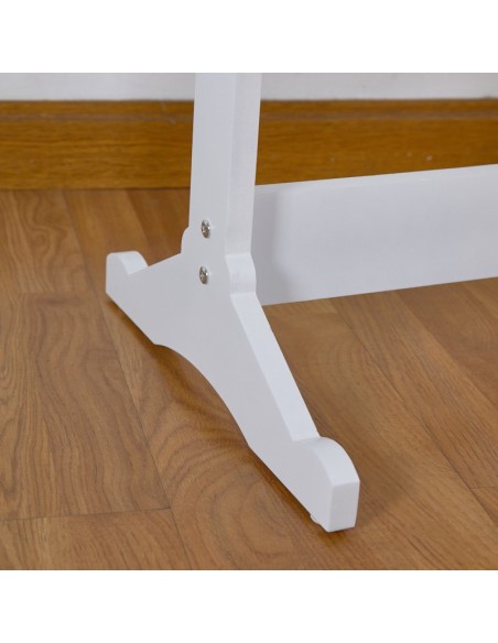 Espejo Joyero lacado en blanco 150 x 40 cm.