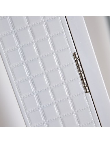 Espejo Joyero lacado en blanco 150 x 40 cm.