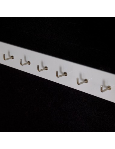 Espejo Joyero lacado en blanco 150 x 40 cm.