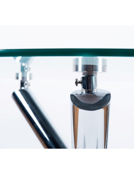 MESA REDONDA CRISTAL DE 90*75