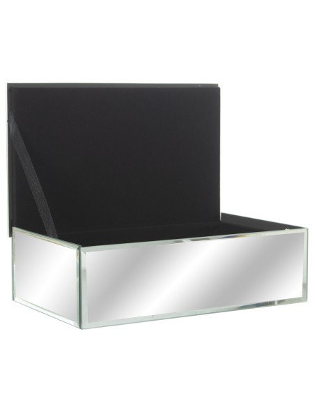 JOYERO DE ESPEJO C/BRILLANTES 21x13x6,5CM