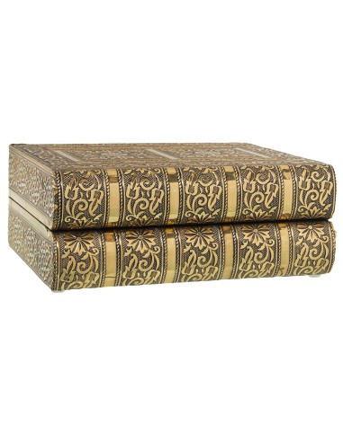 JOYERO METAL DORADO C/ESPEJO