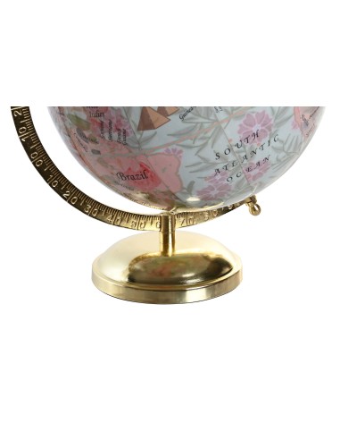 GLOBO TERRAQUEO PINK FLOWERS