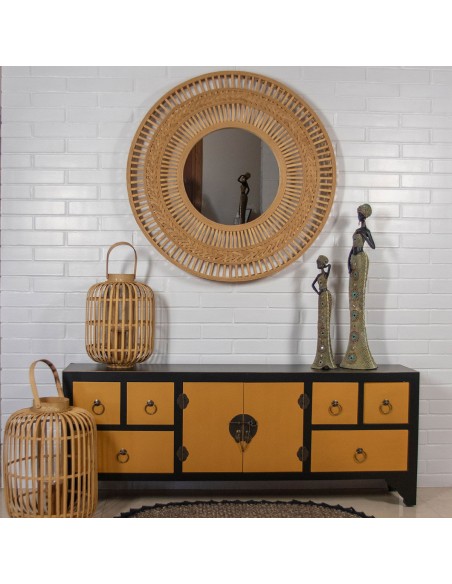 Espejo Bambú Clásico