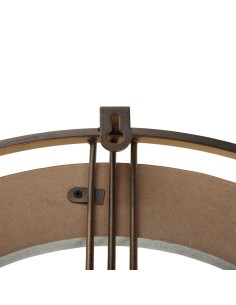 Reloj pared blanco y dorado 2