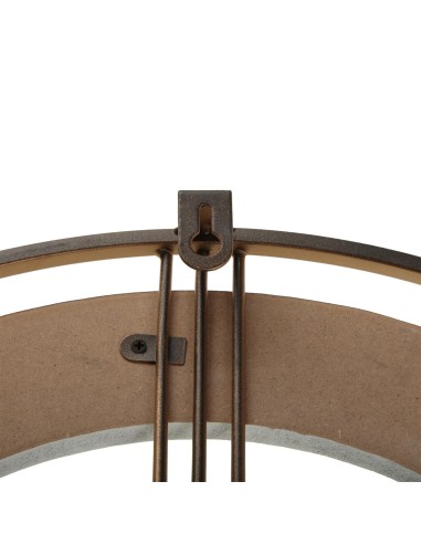 Reloj pared blanco y dorado