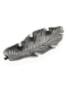 Centro de mesa hoja plata