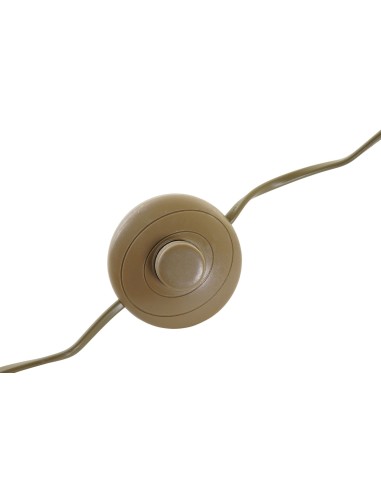 LAMPARA PIE HIERRO CRISTAL 38X33X81 DORADO