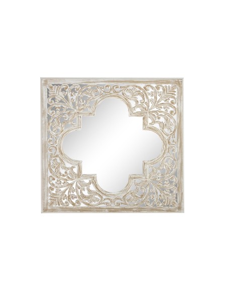 Espejo decape blanco envejecido