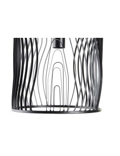 Lampara techo metal negro 2