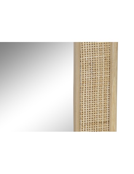 Espejo de rejilla natural