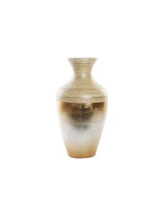Jarrón de Bambú Nacarado tono dorado