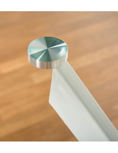 Mesa redonda blanco metal