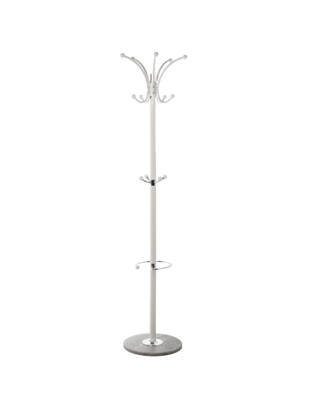 Perchero Pie Mármol Blanco