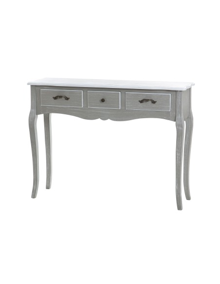 Consola madera gris/blanca