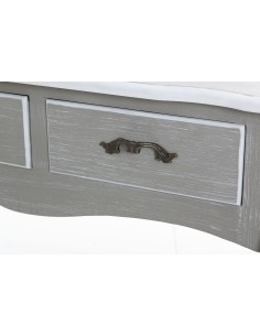 Consola madera gris/blanca 2