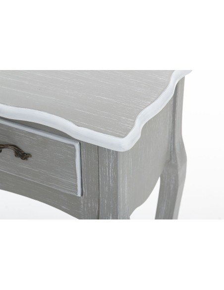Consola madera gris/blanca