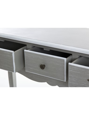 Consola madera gris/blanca