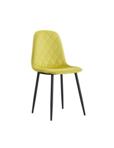 Silla terciopelo Amarillo