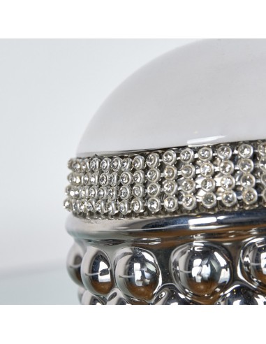 Bola porcelana blanca/plata