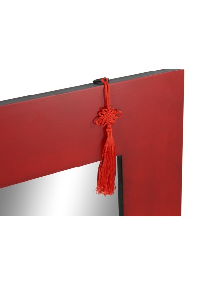 Espejo Oriental Rojo