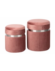 Juego de 2 puff baul