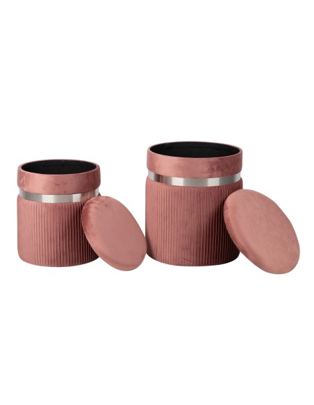 Juego de 2 puff baul