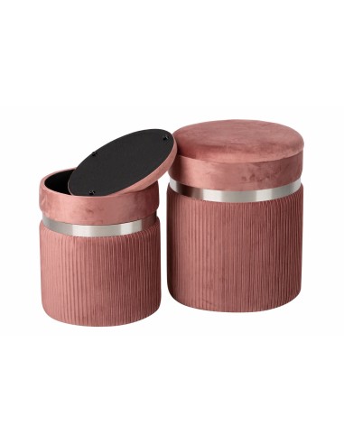 Juego de 2 puff baul