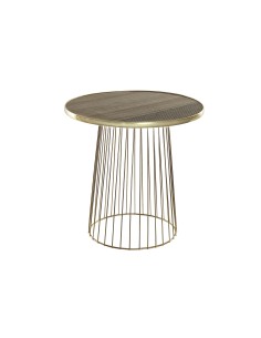 Mesa auxiliar dorada