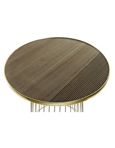 Mesa auxiliar dorada 2