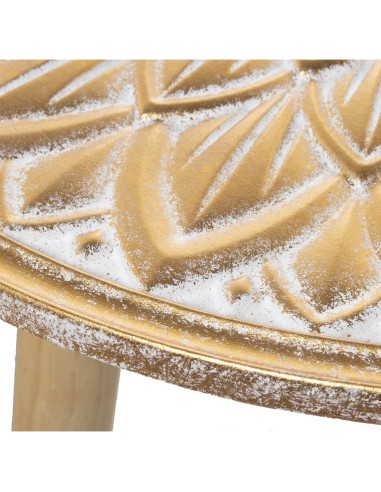 Mesa Auxiliar Madera Calada