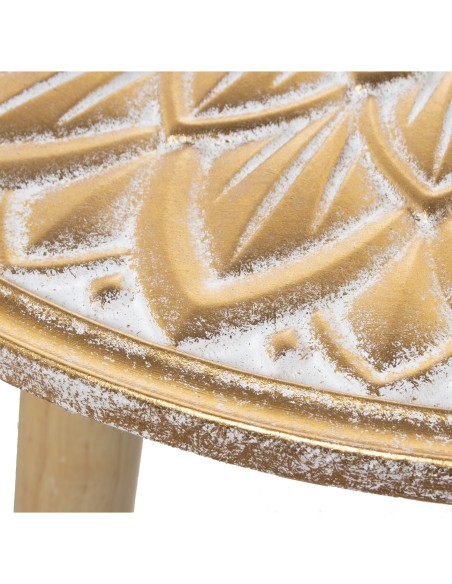 Mesa Auxiliar Madera Calada