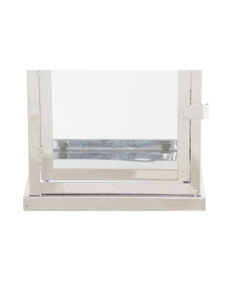 Set 2 Faroles Cubo Cromo