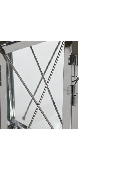 Set 2 faroles Cromo-Negro