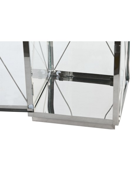 Set 2 faroles Cromo-Negro