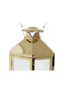 Set 2 faroles metal Oro 2