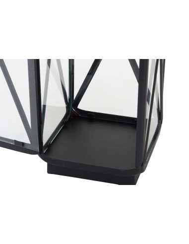 Set 2 Faroles Met. Negro